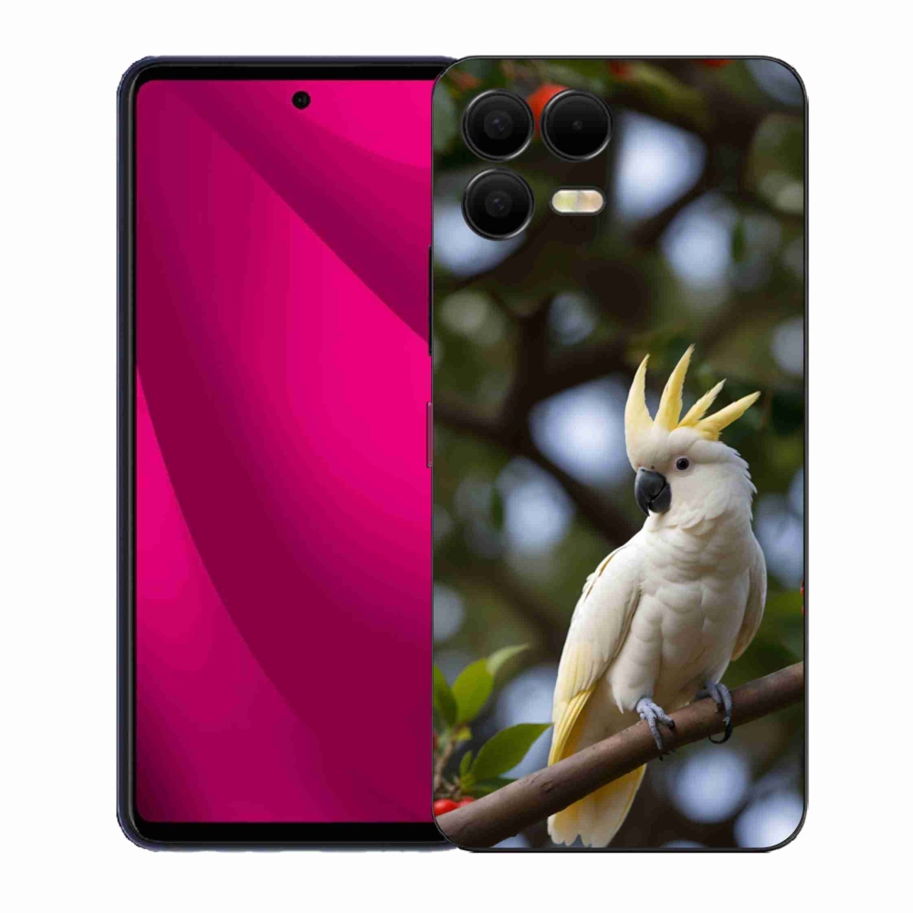 Gélový kryt mmCase na T phone 3 Pro - papagáj kakadu 3
