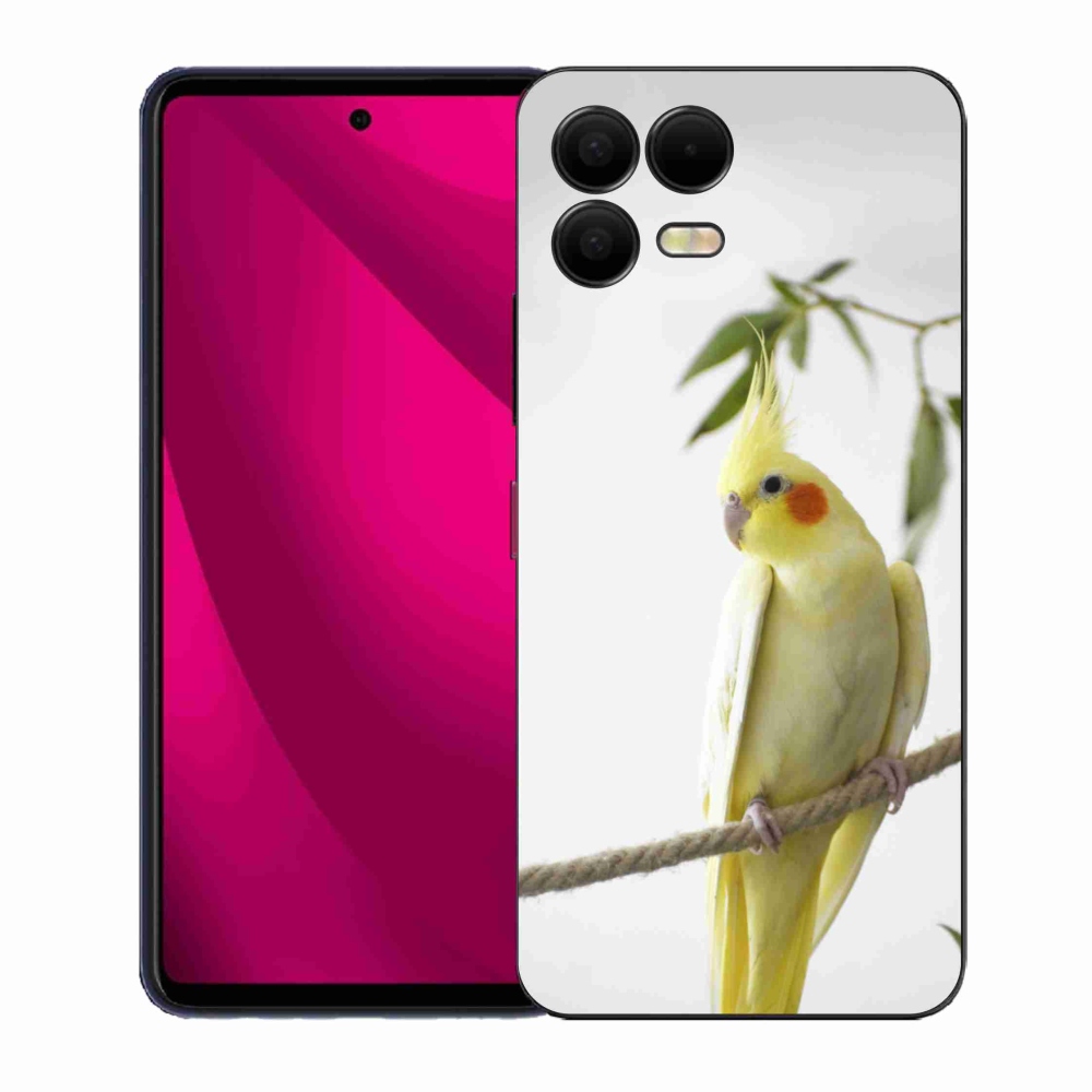 Gélový kryt mmCase na T phone 3 Pro - papagáj korela chocholatá