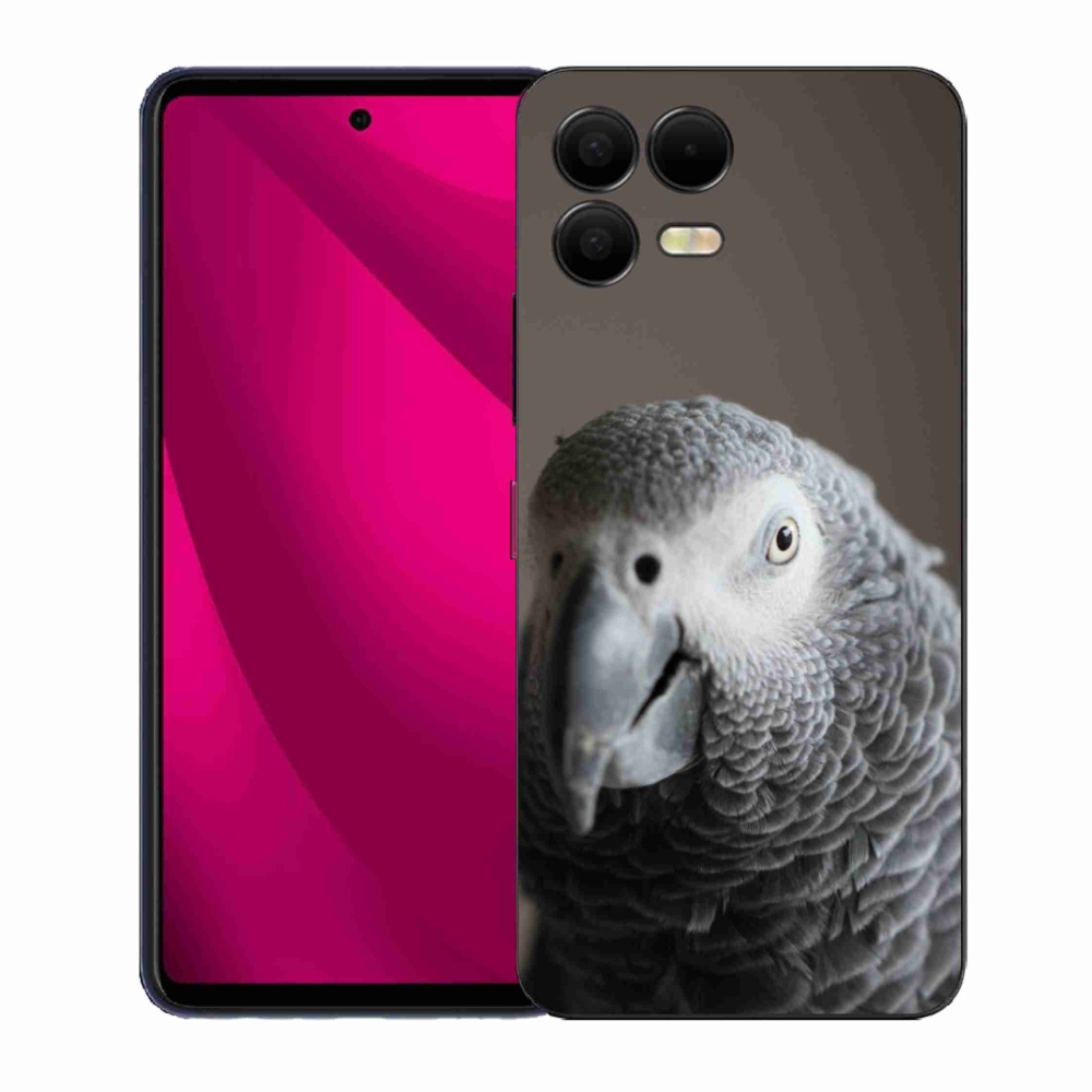 Gélový kryt mmCase na T phone 3 Pro - papagáj žako 2