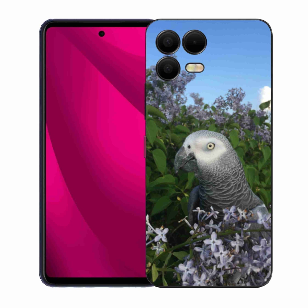 Gélový kryt mmCase na T phone 3 Pro - papagáj žako
