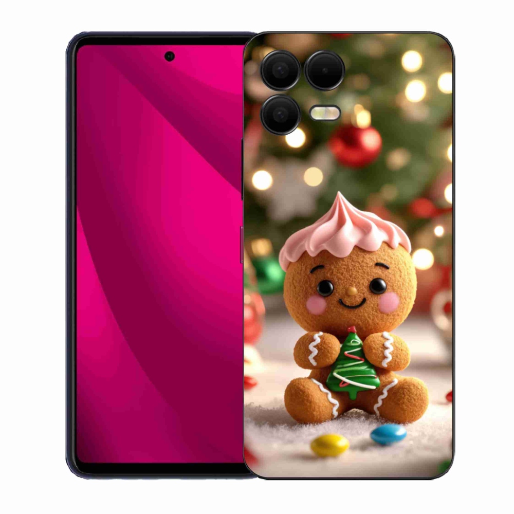Gélový kryt mmCase na T phone 3 Pro - perníček