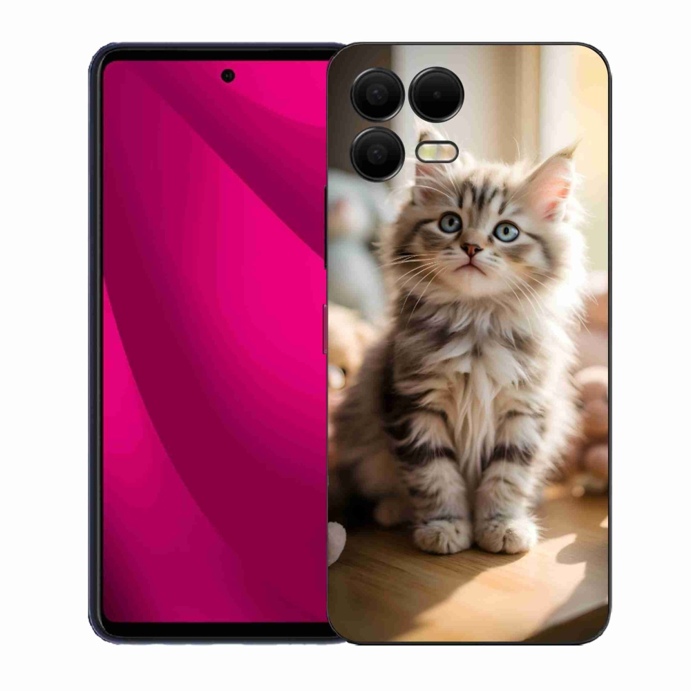 Gélový kryt mmCase na T phone 3 Pro - roztomilé mačiatko 10