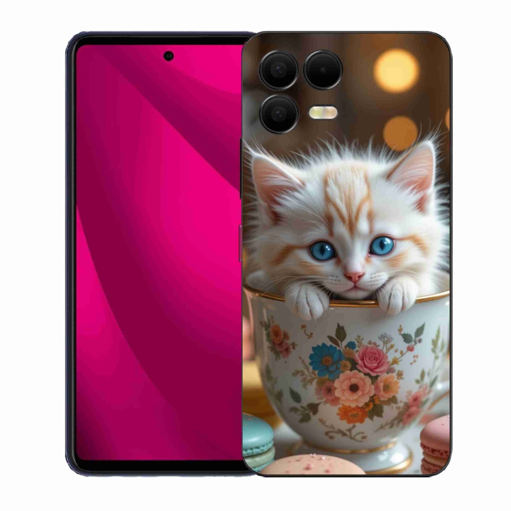 Gélový kryt mmCase na T phone 3 Pro - roztomilé mačiatko 6