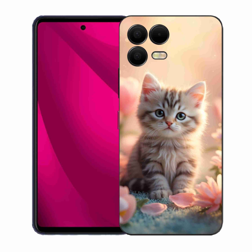 Gélový kryt mmCase na T phone 3 Pro - roztomilé mačiatko 8
