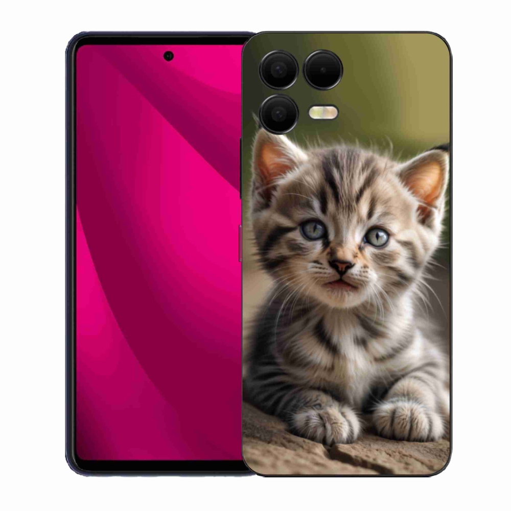 Gélový kryt mmCase na T phone 3 Pro - roztomilé mačiatko 9