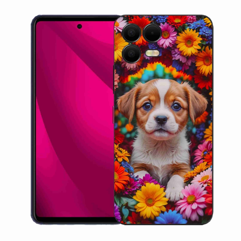 Gélový kryt mmCase na T phone 3 Pro - roztomilé šteňa