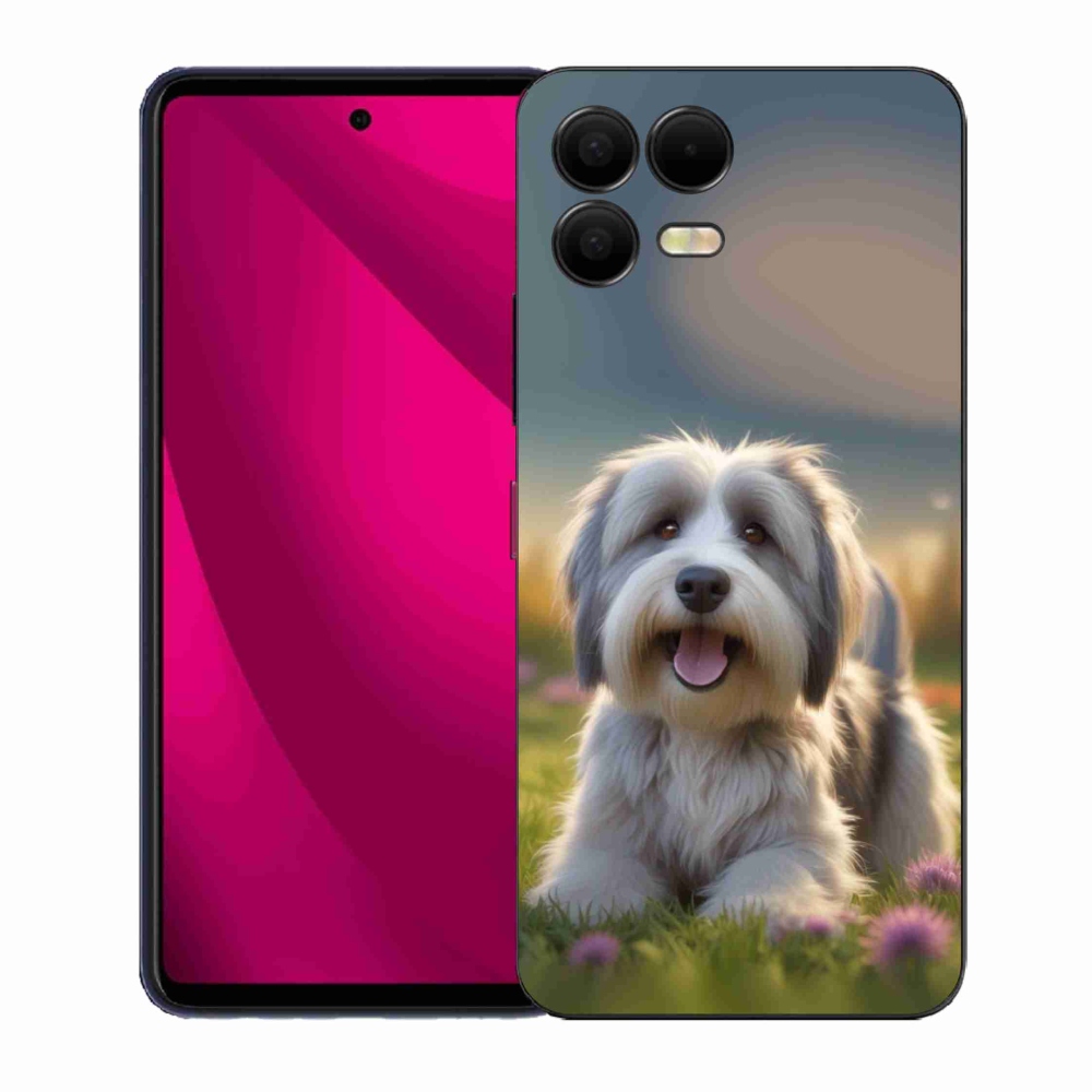 Gélový kryt mmCase na T phone 3 Pro - roztomilý havanský psík