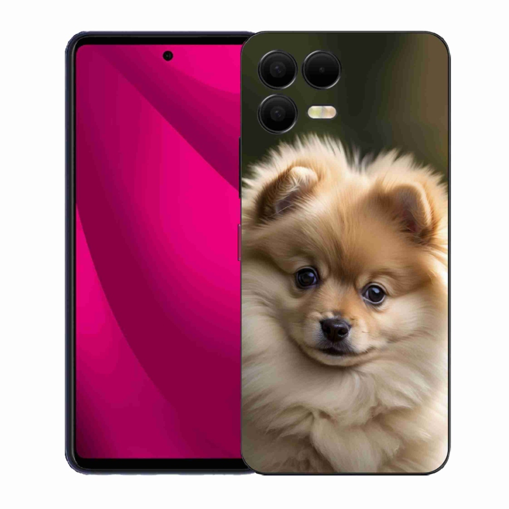 Gélový kryt mmCase na T phone 3 Pro - roztomilý pomeranian 2