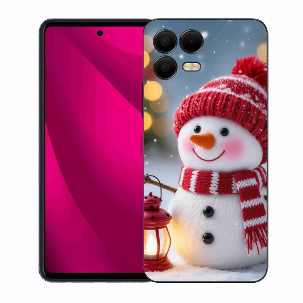 Gélový kryt mmCase na T phone 3 Pro - snehuliak 2