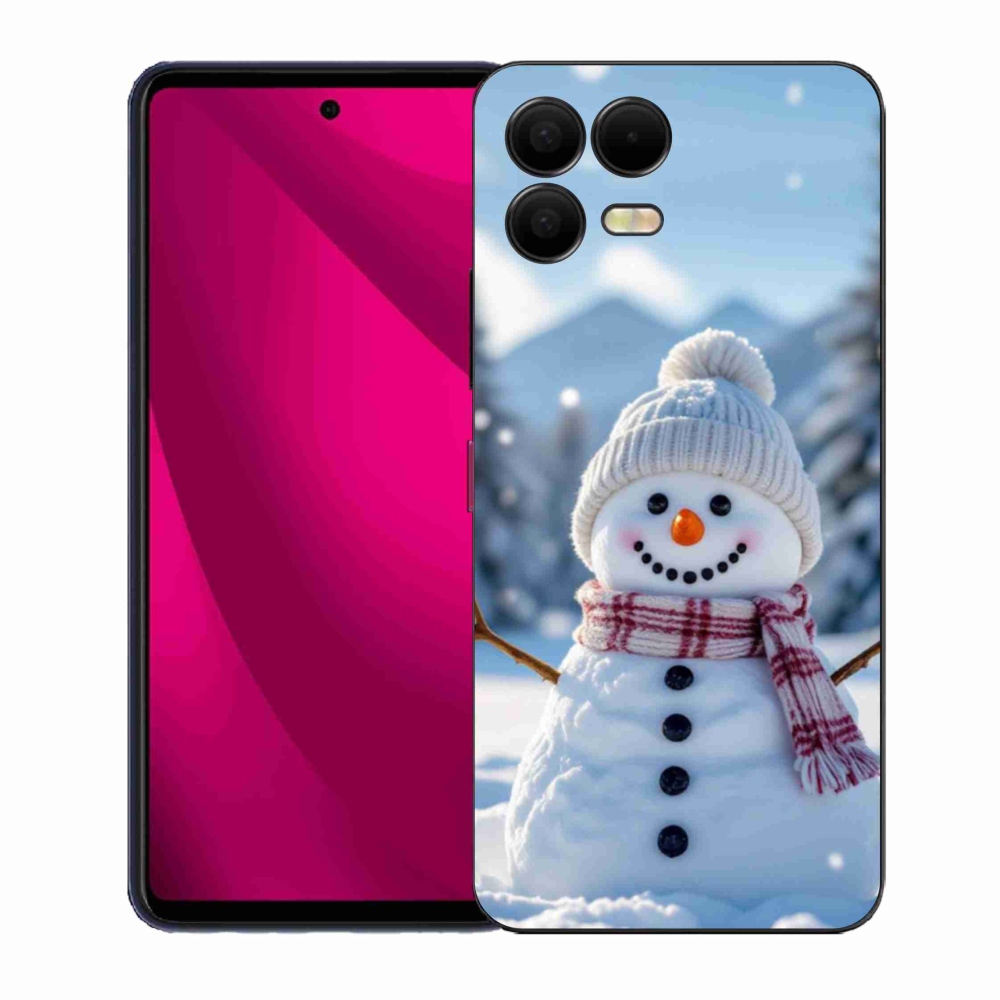 Gélový kryt mmCase na T phone 3 Pro - snehuliak 3