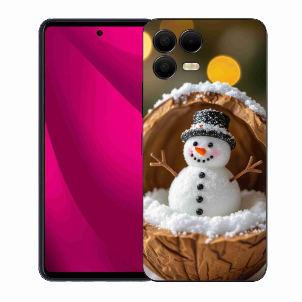 Gélový kryt mmCase na T phone 3 Pro - snehuliak 4