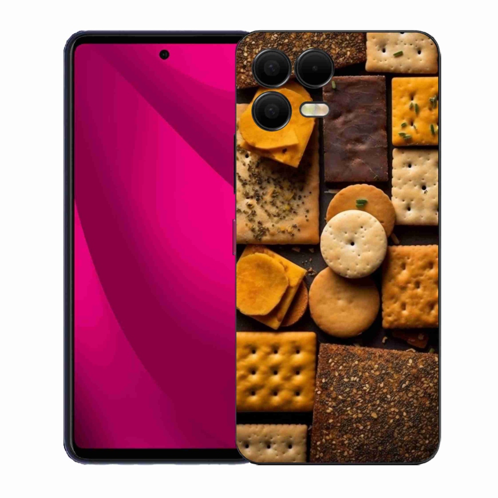 Gélový kryt mmCase na T phone 3 Pro - sušienky