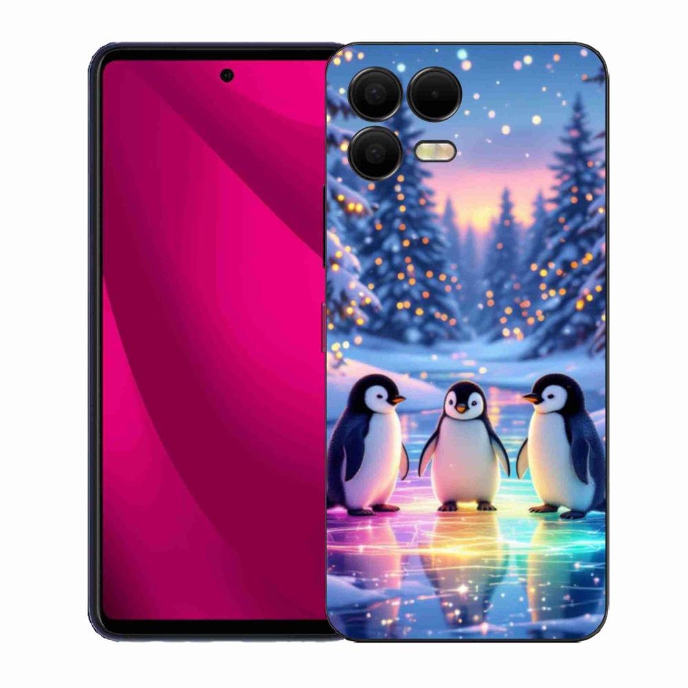 Gélový kryt mmCase na T phone 3 Pro - tučníci