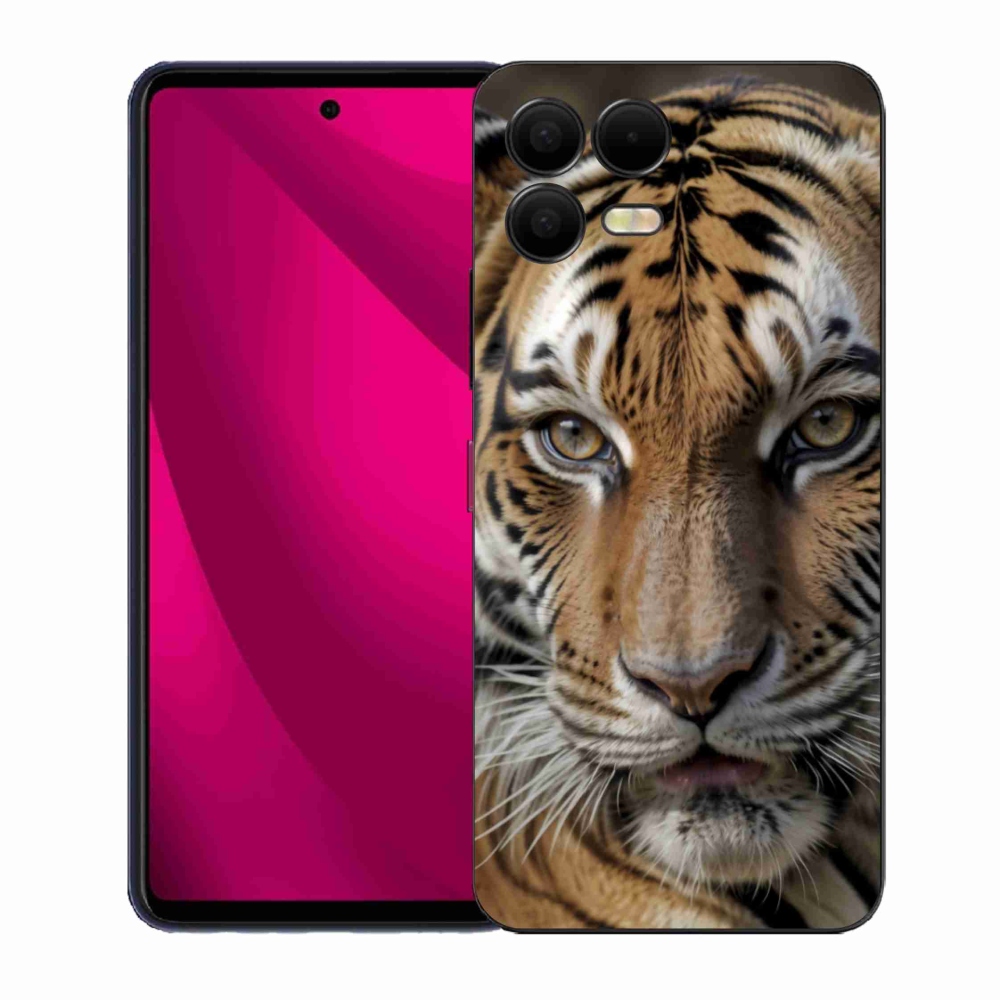 Gélový kryt mmCase na T phone 3 Pro - tigrie pohľad