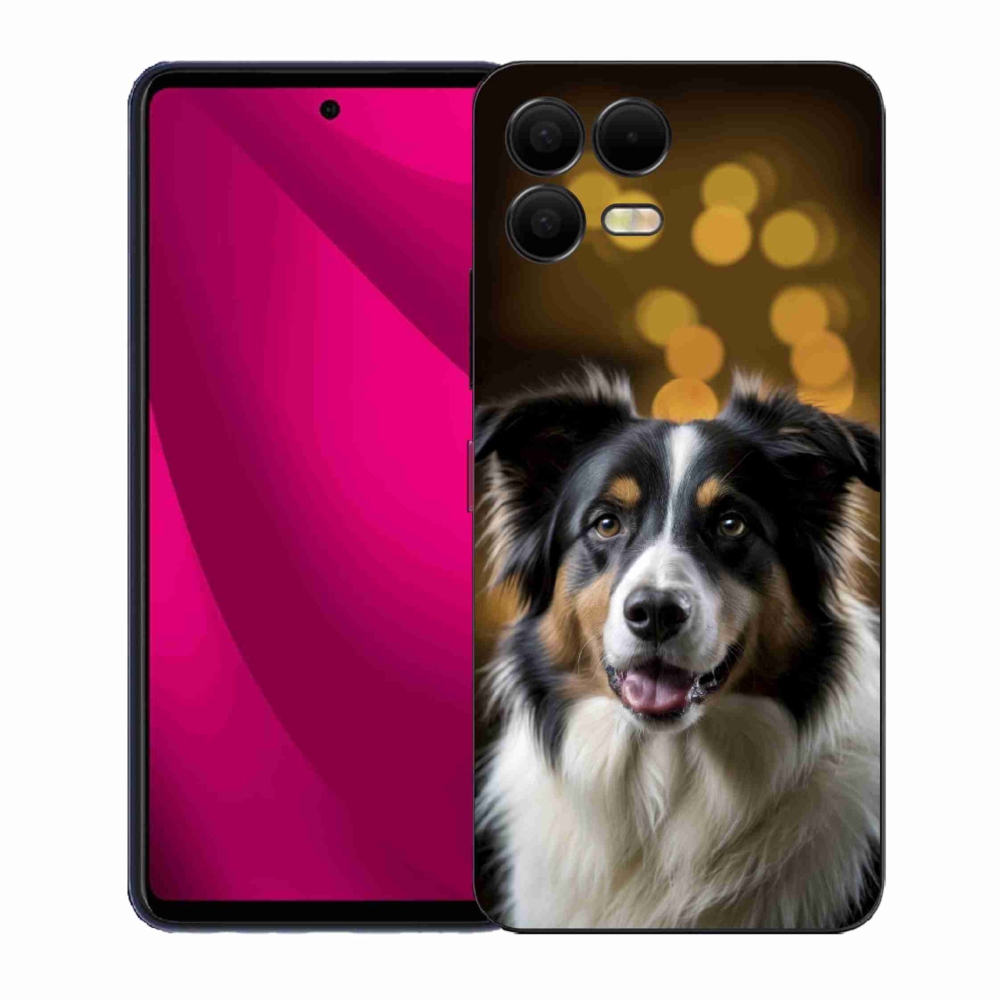 Gélový kryt mmCase na T phone 3 Pro - usmievavý austrálsky ovčiak