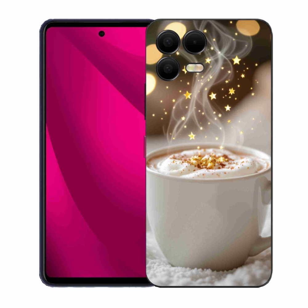 Gélový kryt mmCase na T phone 3 Pro - vianočný horúci nápoj