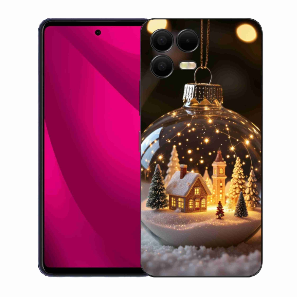Gélový kryt mmCase na T phone 3 Pro - vianočné gule 3