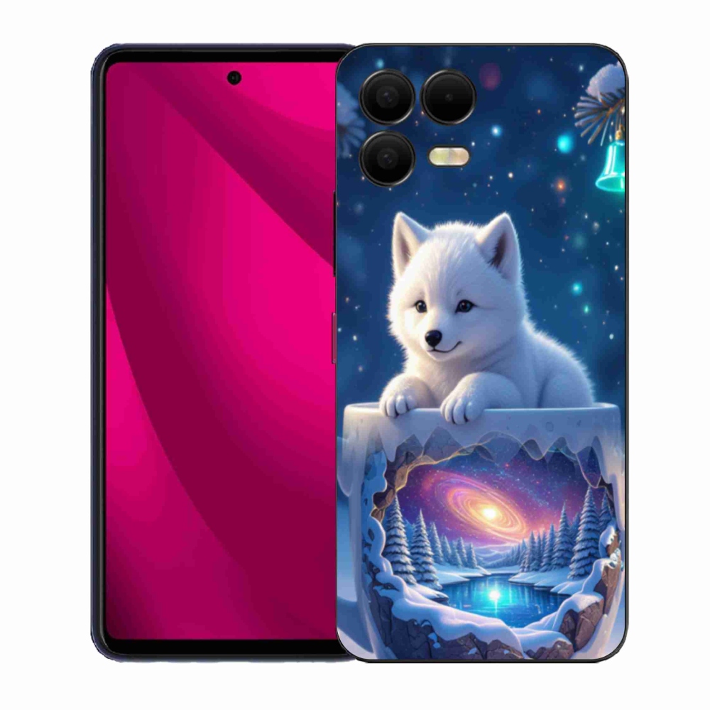 Gélový kryt mmCase na T phone 3 Pro - vianočné šteňa