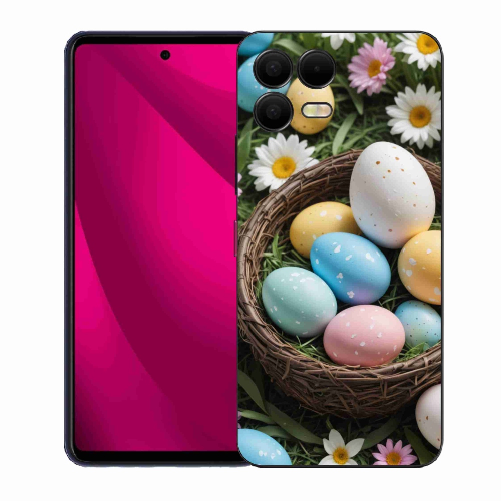 Gélový kryt mmCase na T phone 3 Pro - veľkonočné vajíčka 2