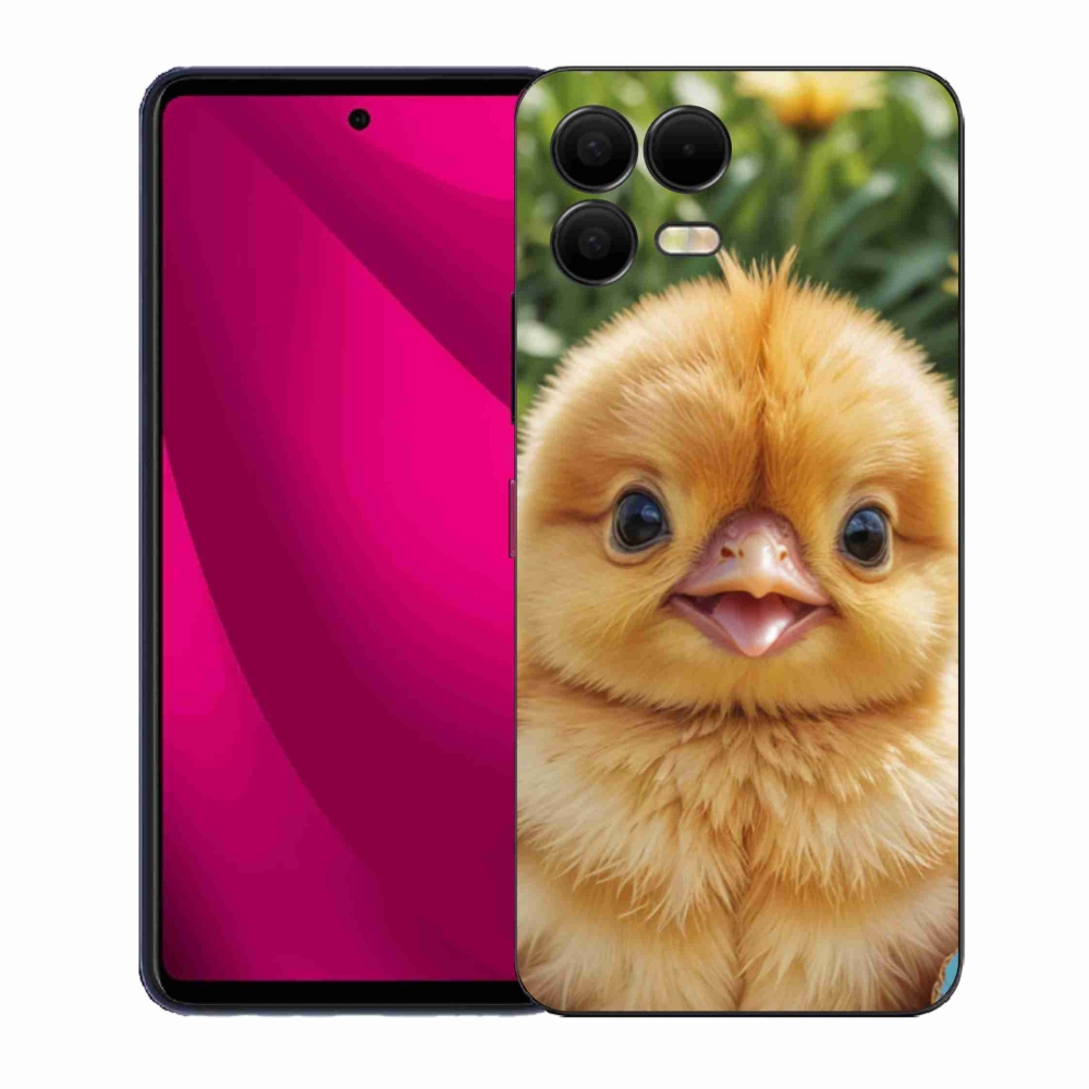 Gélový kryt mmCase na T phone 3 Pro - veselé kuriatko