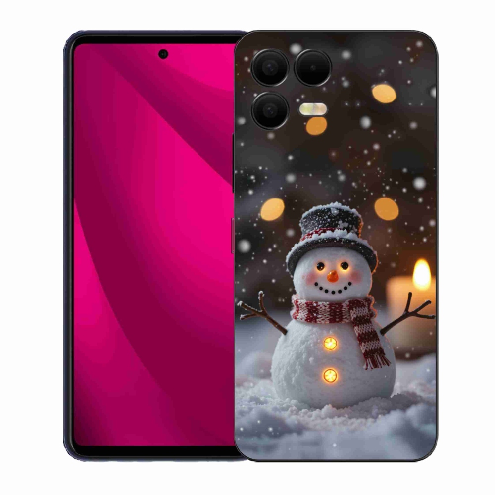 Gélový kryt mmCase na T phone 3 Pro - veselý snehuliak