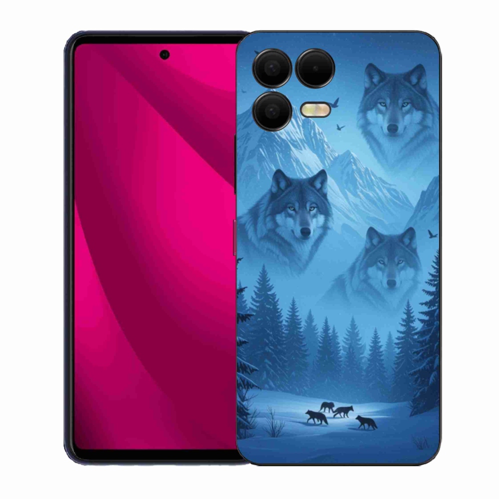Gélový kryt mmCase na T phone 3 Pro - vlčia svorka