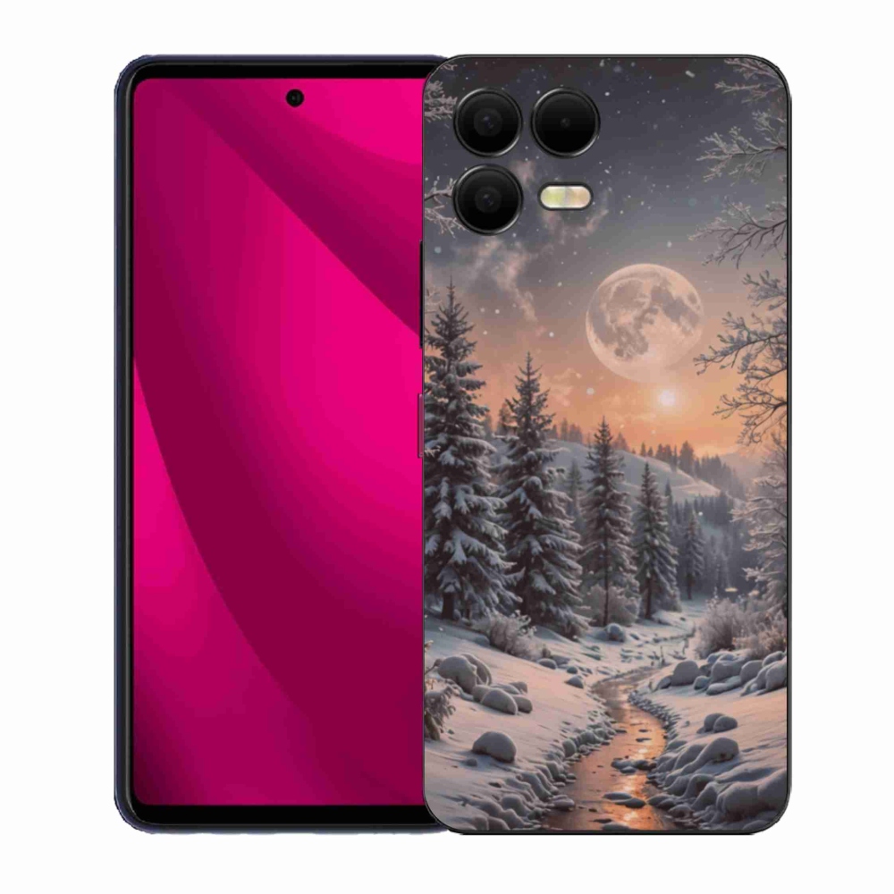 Gélový kryt mmCase na T phone 3 Pro - zimná krajina 2