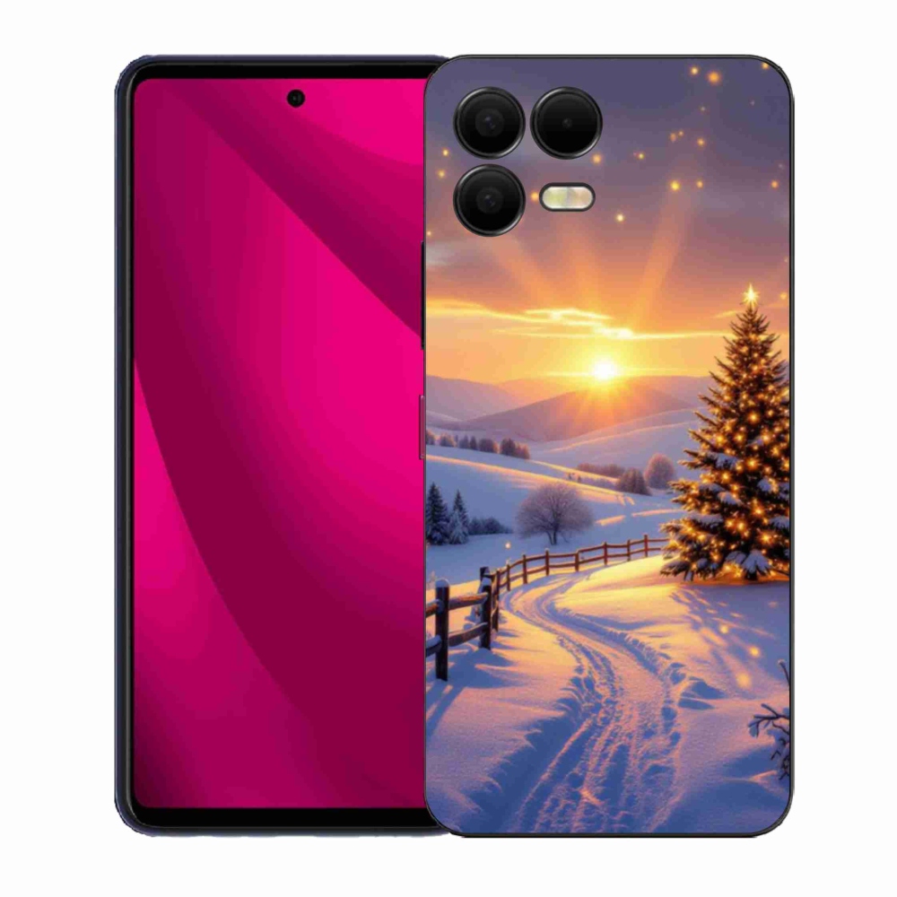 Gélový kryt mmCase na T phone 3 Pro - zimná krajina