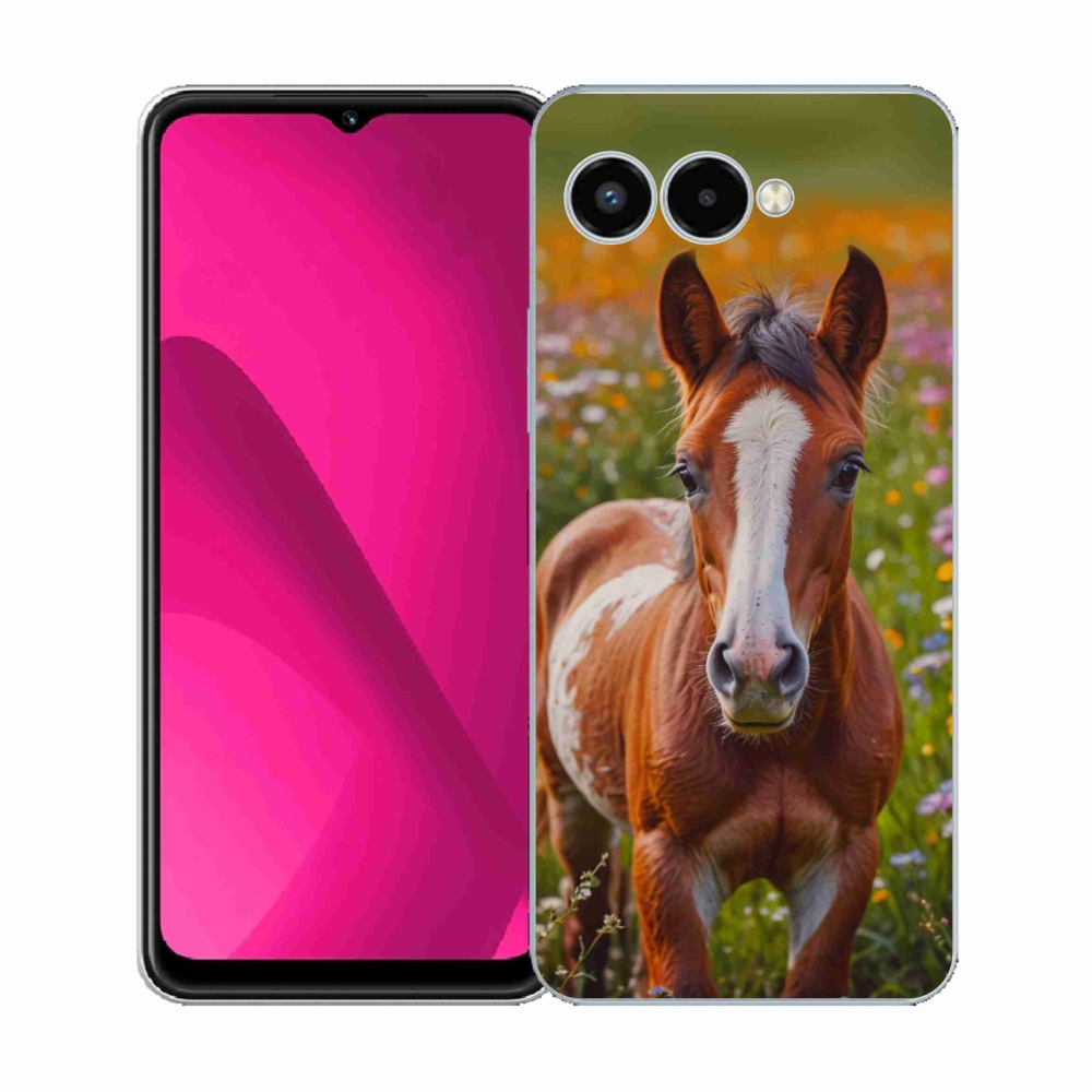 Gélový kryt mmCase na T phone 3 - roztomilé žriebä