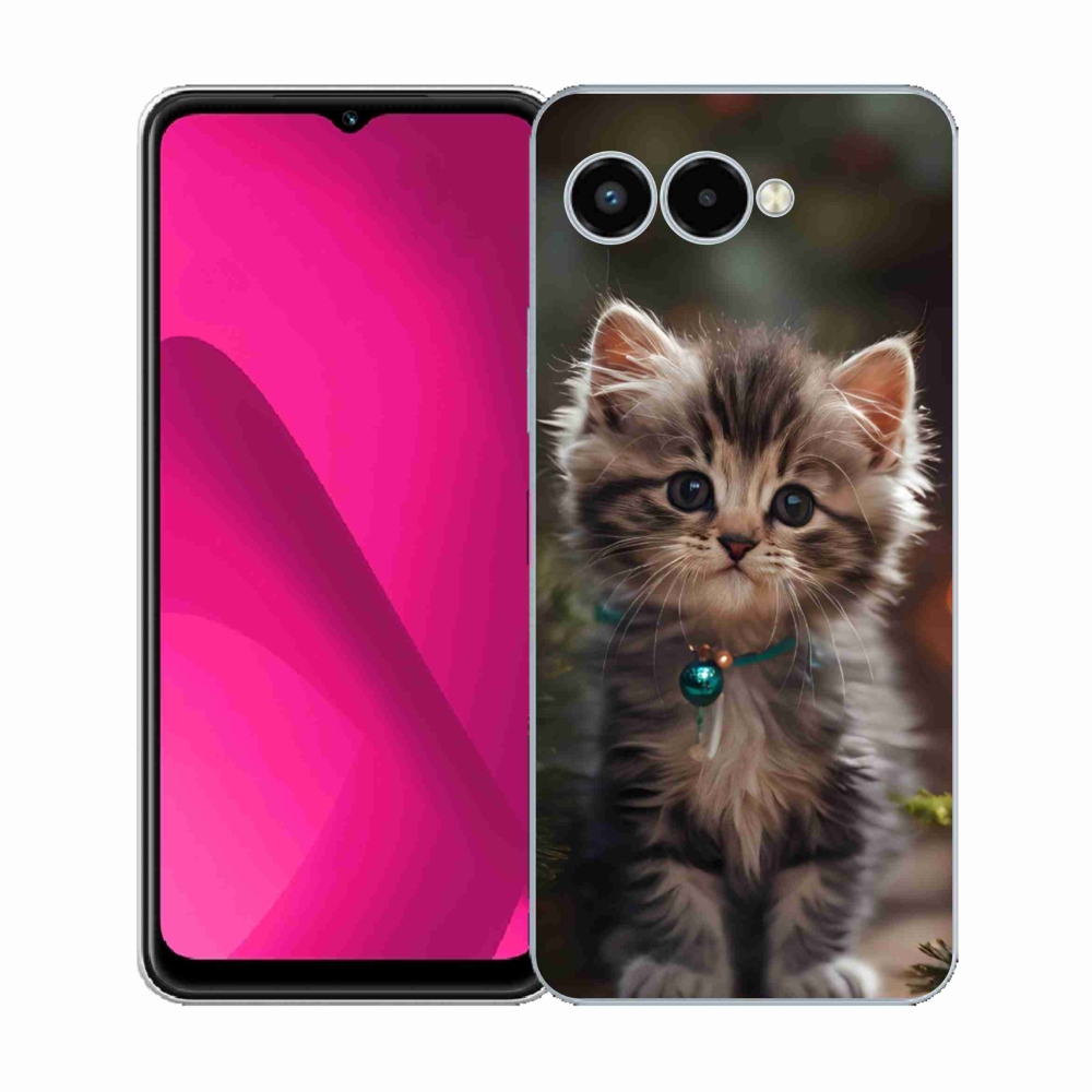 Gélový kryt mmCase na T phone 3 - roztomilé mačiatko 11