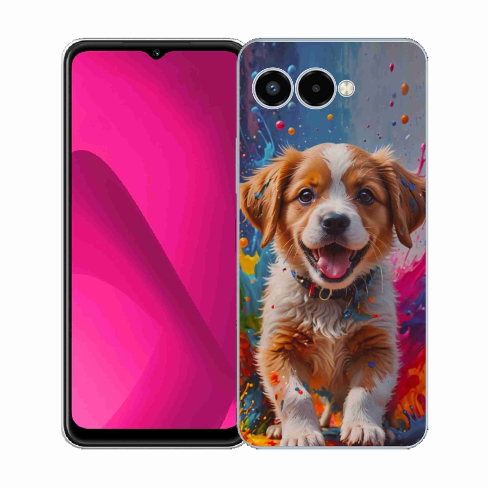 Gélový kryt mmCase na T phone 3 - roztomilé šteňa 3