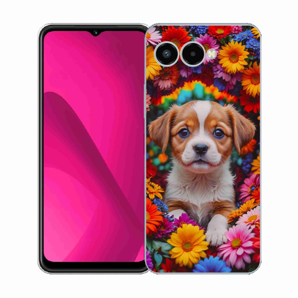 Gélový kryt mmCase na T phone 3 - roztomilé šteňa