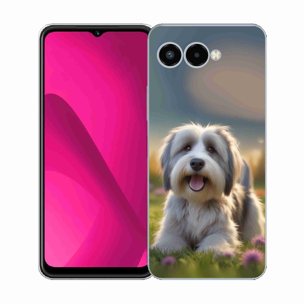 Gélový kryt mmCase na T phone 3 - roztomilý havanský psík