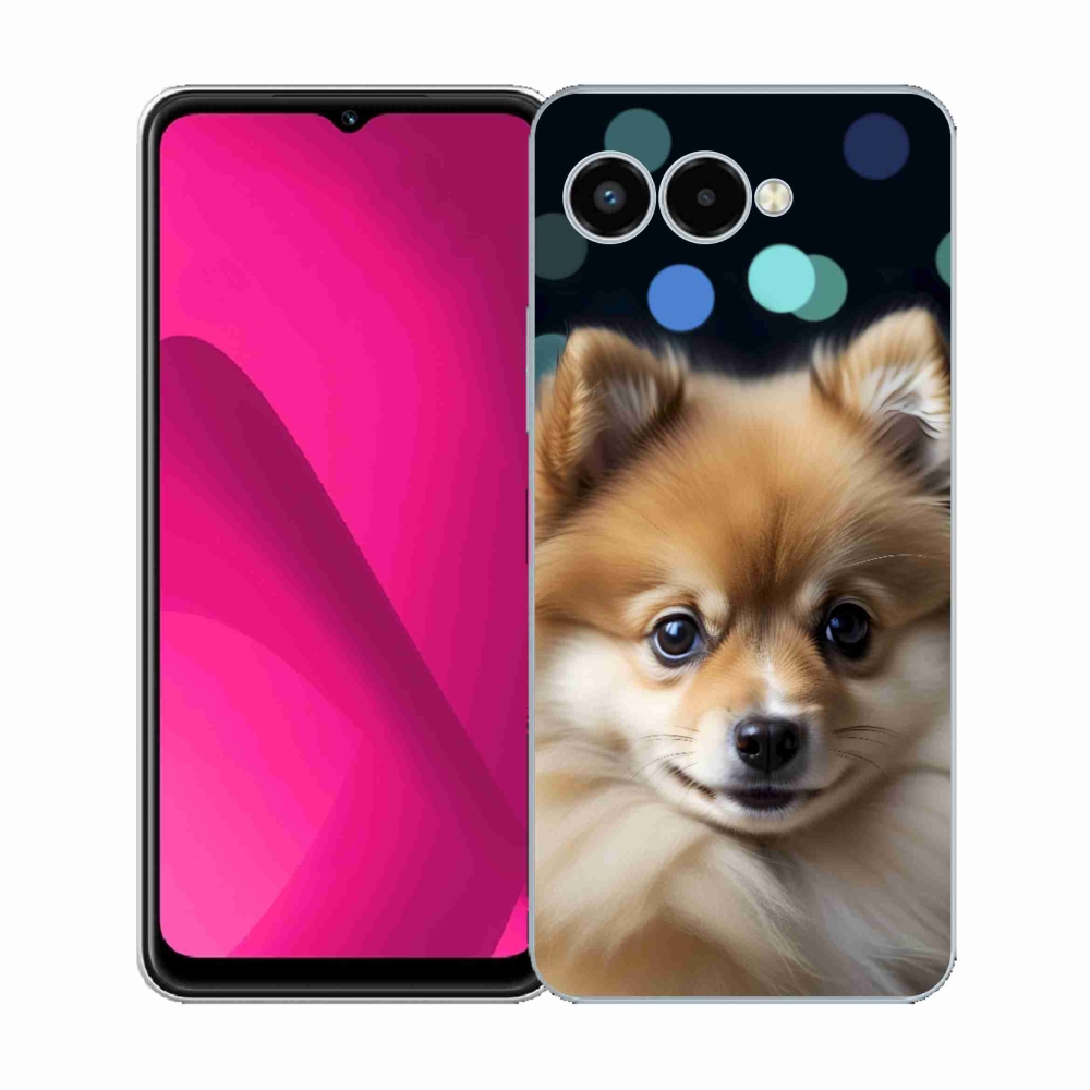 Gélový kryt mmCase na T phone 3 - roztomilý pomeranian