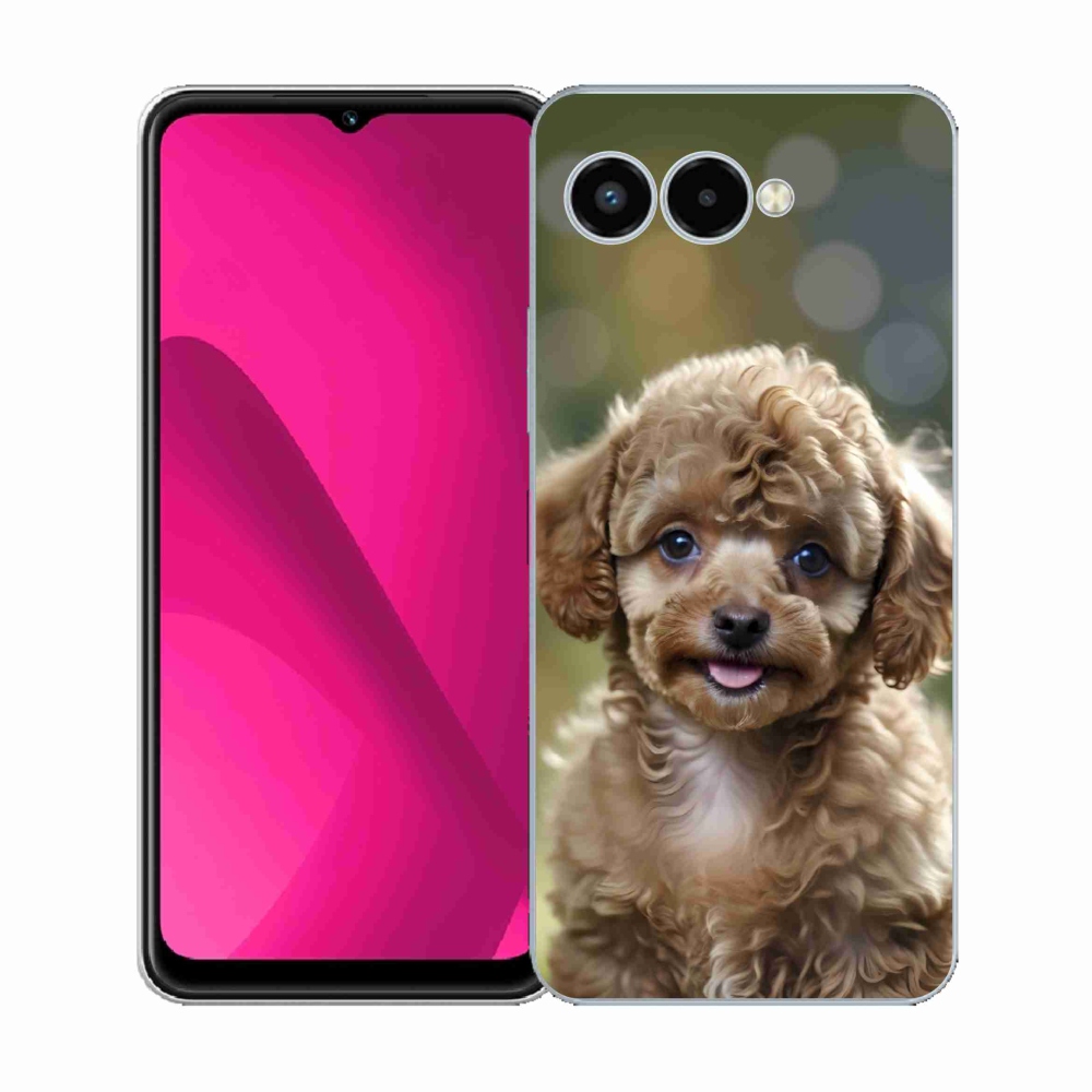Gélový kryt mmCase na T phone 3 - roztomilý pudel
