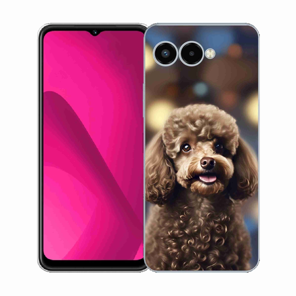 Gélový kryt mmCase na T phone 3 - roztomilý pudel