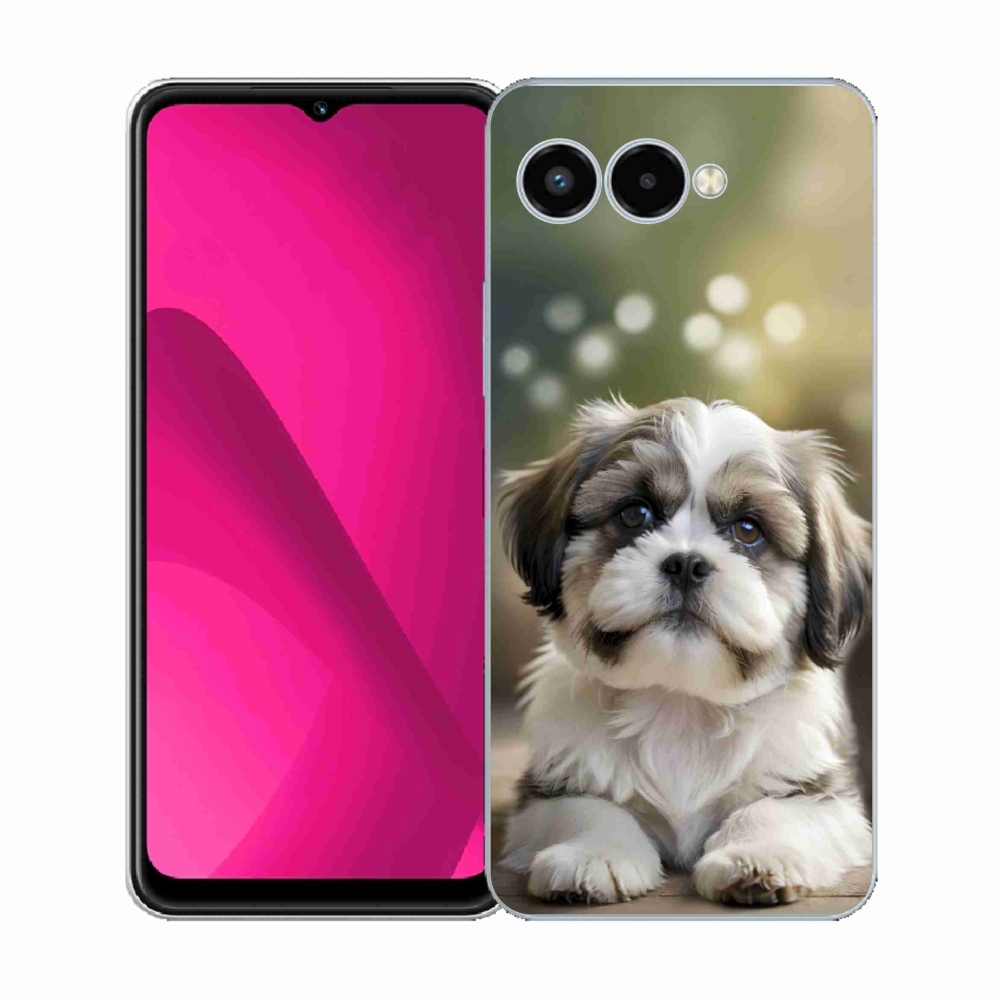 Gélový kryt mmCase na T phone 3 - roztomilý shih-tzu