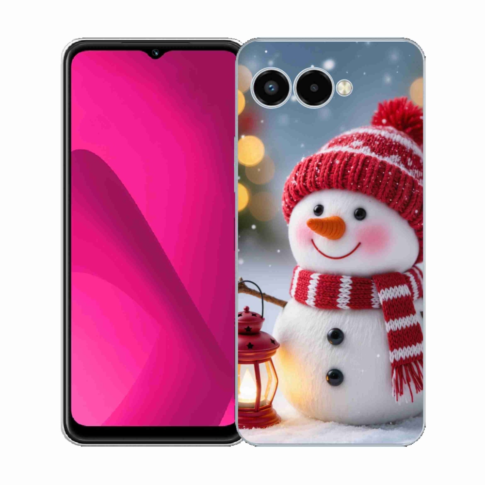 Gélový kryt mmCase na T phone 3 - snehuliak 2
