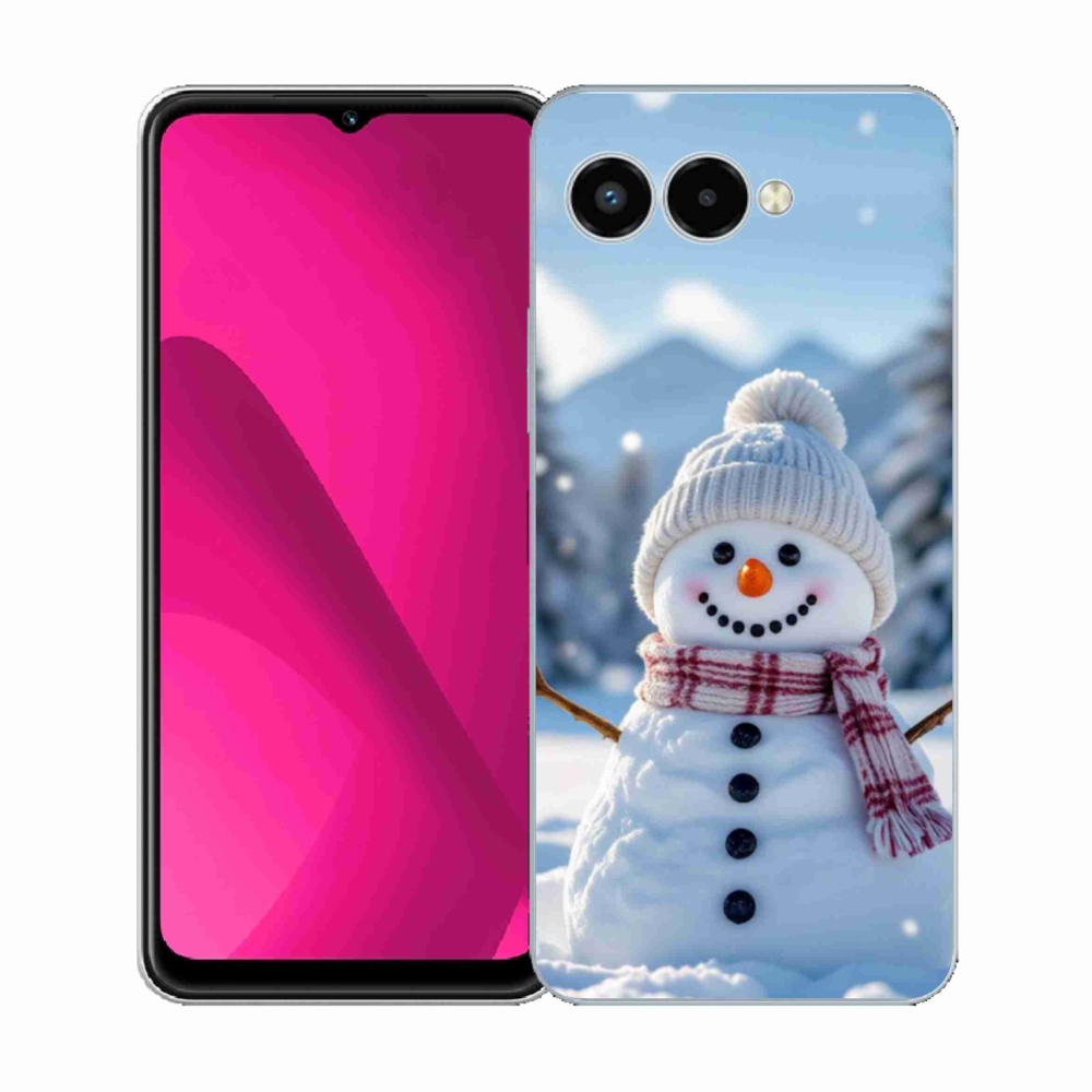 Gélový kryt mmCase na T phone 3 - snehuliak 3