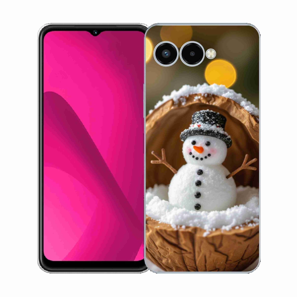 Gélový kryt mmCase na T phone 3 - snehuliak 4