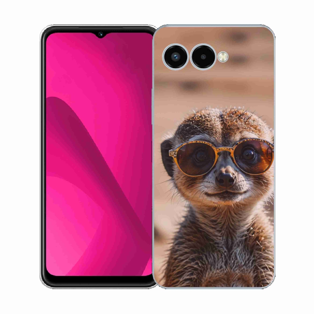 Gélový kryt mmCase na T phone 3 - štýlová surikata