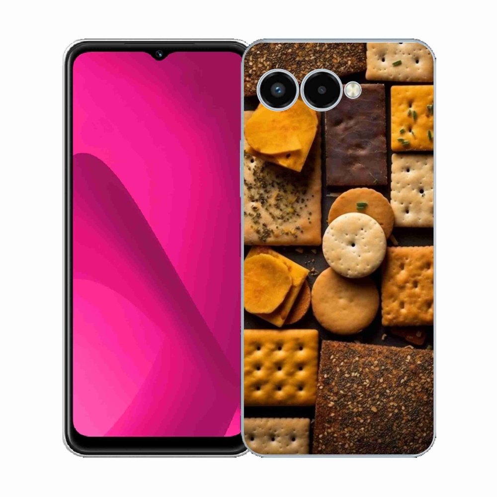 Gélový kryt mmCase na T phone 3 - sušienky