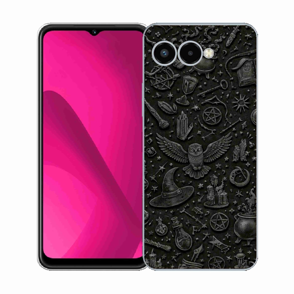Gélový kryt mmCase na T phone 3 - tmavý magický svet