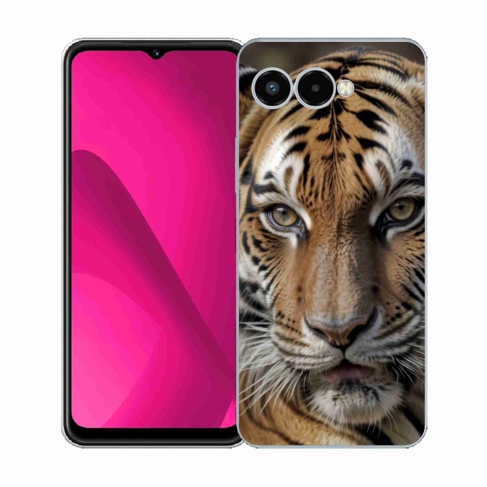 Gélový kryt mmCase na T phone 3 - tigrie pohľad