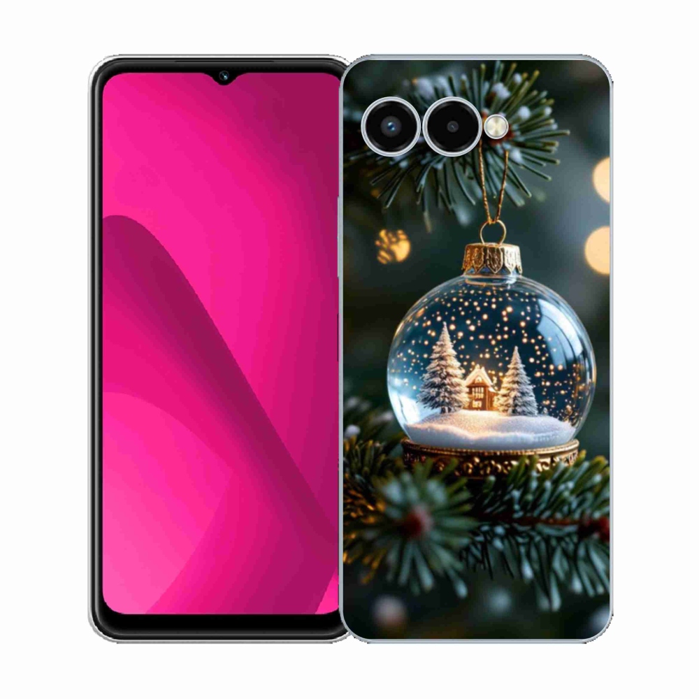 Gélový kryt mmCase na T phone 3 - vianočné gule 2