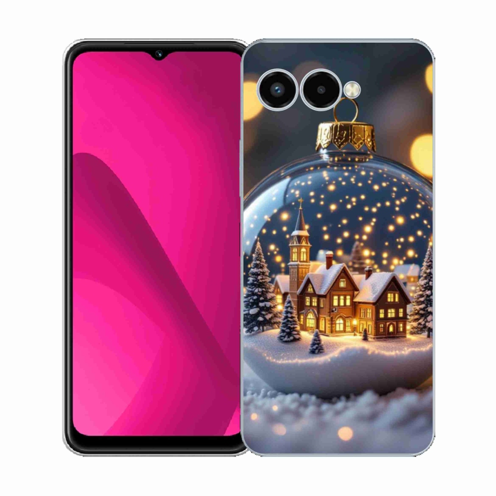 Gélový kryt mmCase na T phone 3 - vianočné gule 4
