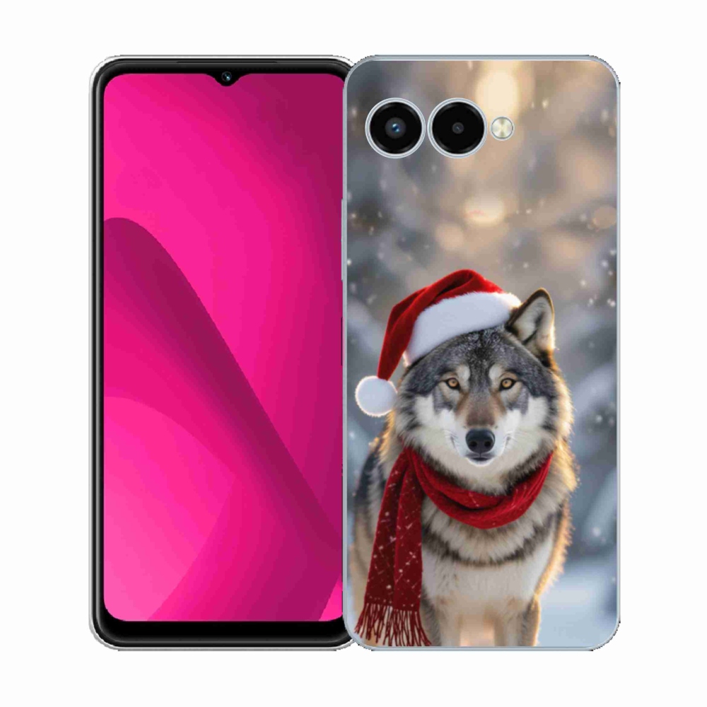 Gélový kryt mmCase na T phone 3 - vianočný vlk