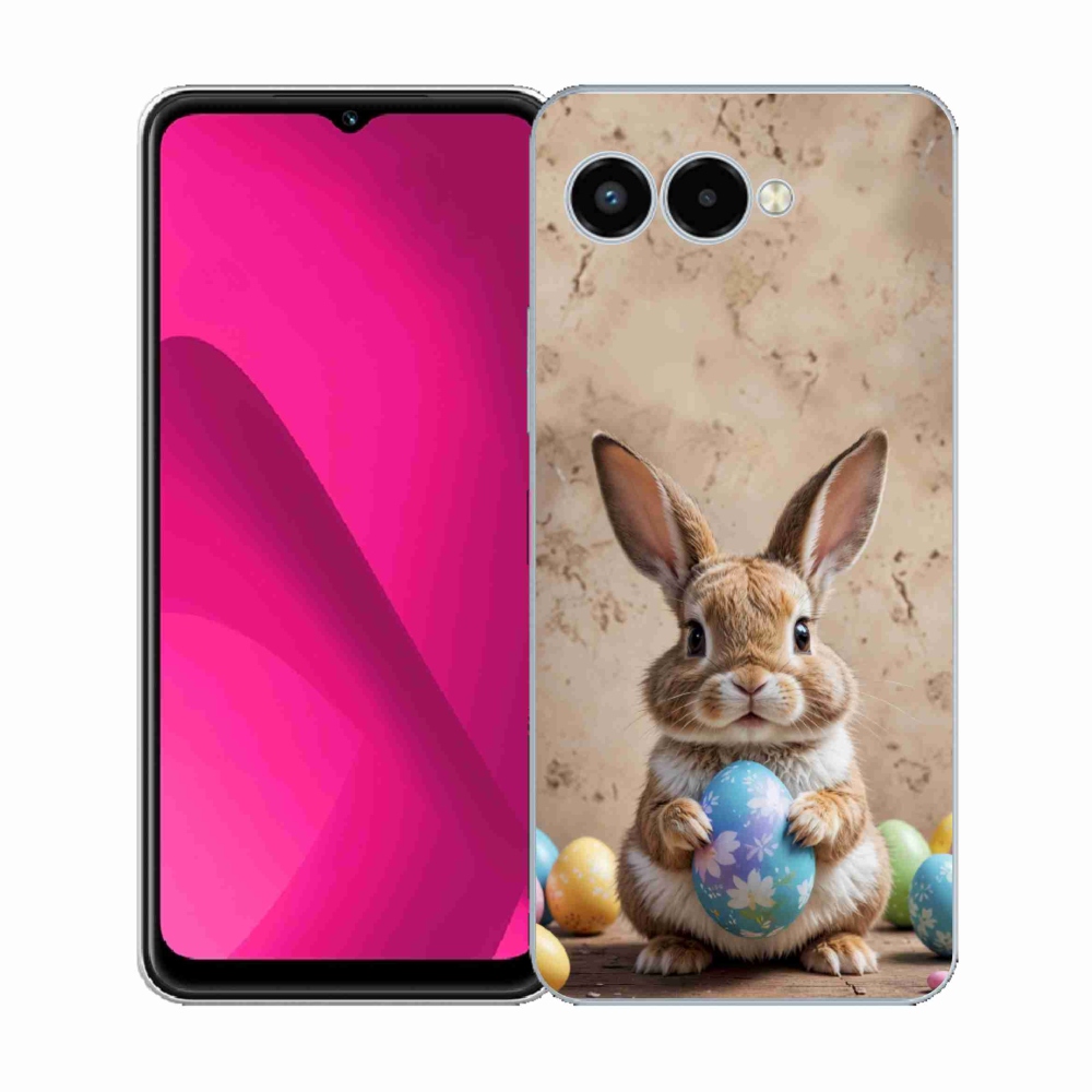 Gélový kryt mmCase na T phone 3 - veľkonočný zajačik