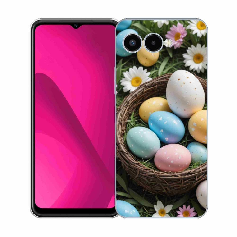 Gélový kryt mmCase na T phone 3 - veľkonočné vajíčka 2