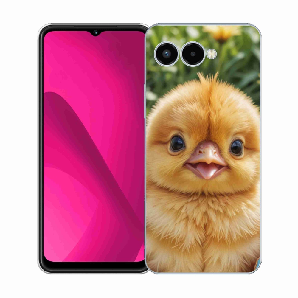 Gélový kryt mmCase na T phone 3 - veselé kuriatko